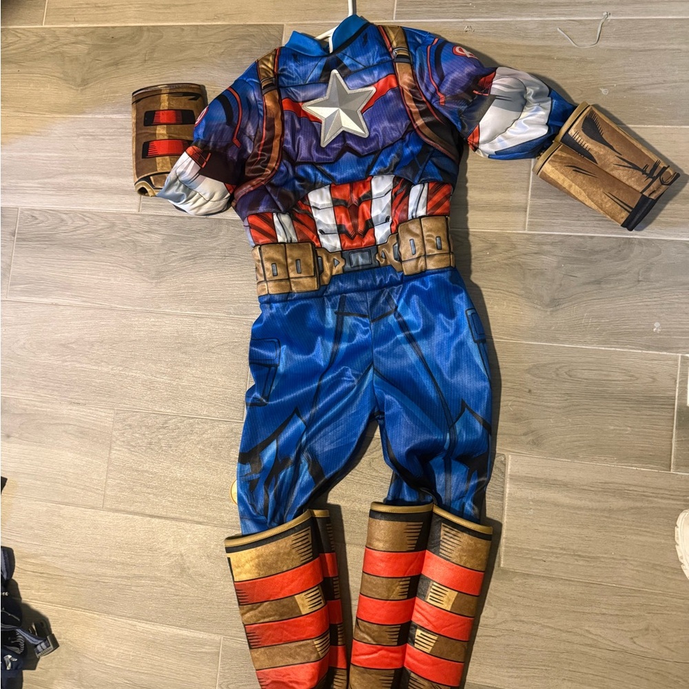 Kids Superhero captain America costume